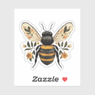 Whimsical Floral Bee