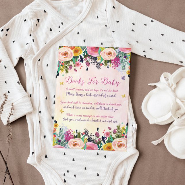 Whimsical Floral Book Request Card (Creator Uploaded)