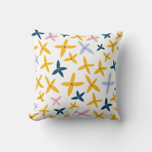 Whimsical Floral Burst Cushion