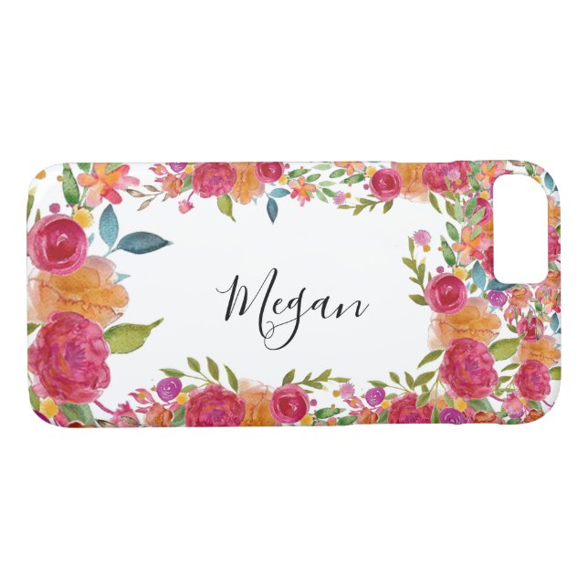 Whimsical Floral Case-Mate iPhone Case (Back (Horizontal))