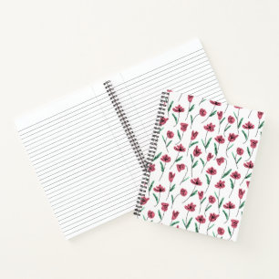 Whimsical Floral Notebook - Scribbly Flowers