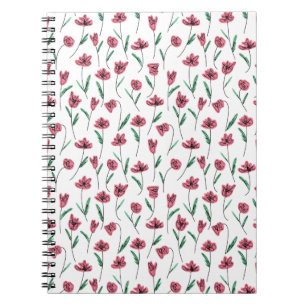 Whimsical Floral Notebook - Scribbly Flowers 
