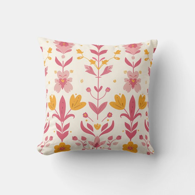 Whimsical Floral Princesscore Cushion (Front)