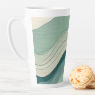 Whimsical Flow Latte Mug
