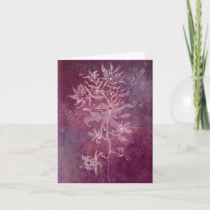 whimsical flower card
