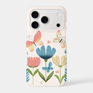 Whimsical Flowers and Butterflies