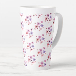 Whimsical Flowers Latte Mug