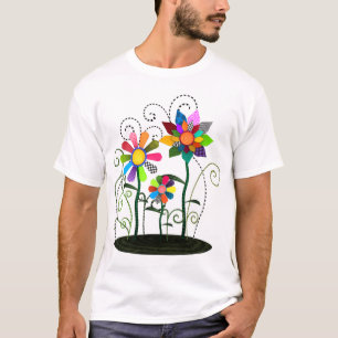 Whimsical Flowers T-Shirt
