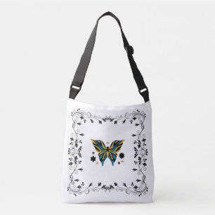Whimsical Fluttering Stylised Butterfly Crossbody Bag