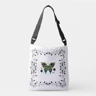 Whimsical Fluttering Stylised Butterfly Crossbody Bag