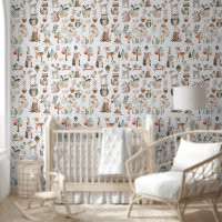 Whimsical Forest Animals Adventure Woodland