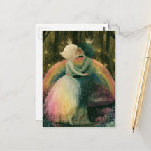 Whimsical Forest Mushroom Fairy Tale Romance 