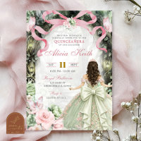 Whimsical Forest Pink Sage Bow Coquette Butterfly
