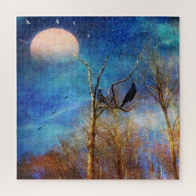 Whimsical Forest Scene Puzzle (Vertical)