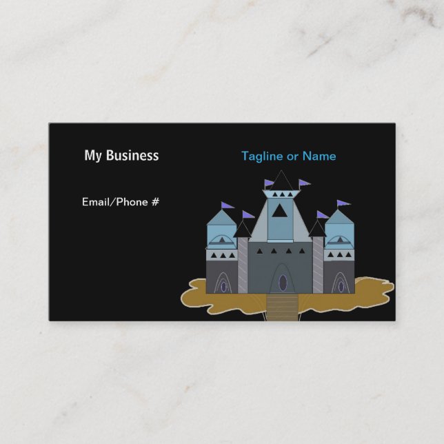 Whimsical Fortress Business Card (Front)