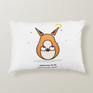Whimsical Fox Illustration Decorative Cushion