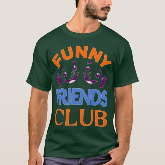 Whimsical Friends Club Emblem vintage T-Shirt (Front)