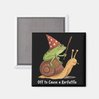 Whimsical Frog Wizard Off to Cause A Kerfuffle