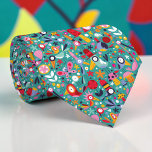 Whimsical Fun Custom Necktie Tie<br><div class="desc">Whimsical Fun Custom Necktie: A statement piece that adds a touch of retro fashion to any outfit. This eye-catching design is perfect for those who love pop culture and unique accessories. Ideal for expressing your personal style and making a memorable impression.</div>