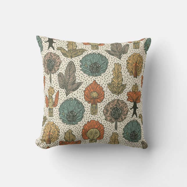 Whimsical Garden Cushion (Front)
