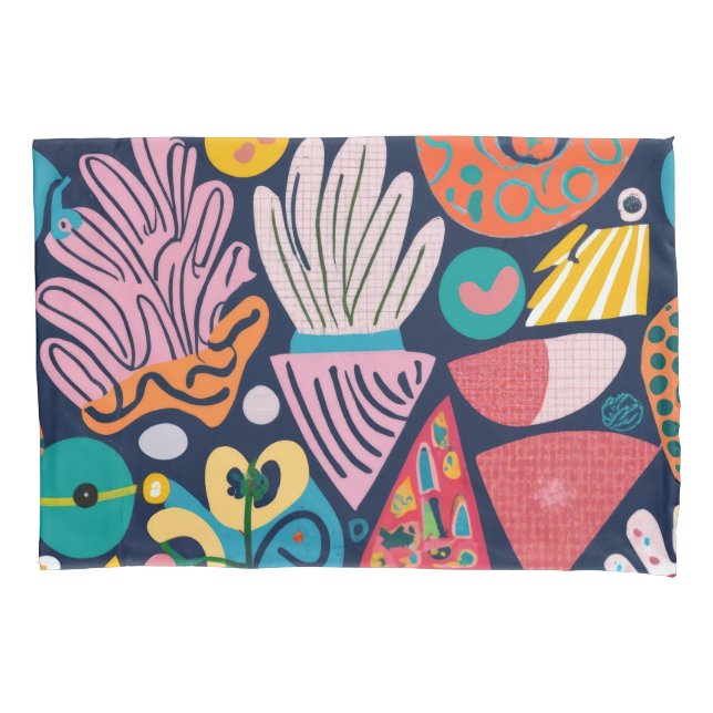 Whimsical Garden Dance Pillowcase (Front)