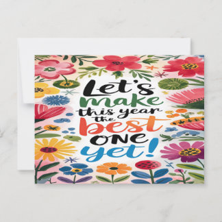 Whimsical Garden Postcard