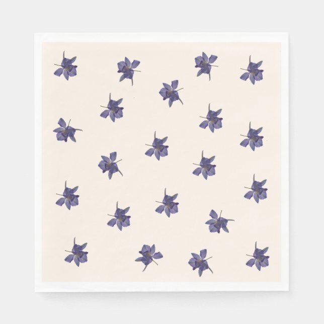 Whimsical Garden Wildflower  Napkin (Front)