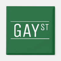 Whimsical Gay Street Sign Pride Queer LGBTIQ Party