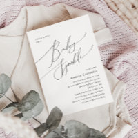 Whimsical Gender Neutral Baby Sprinkle Invitation