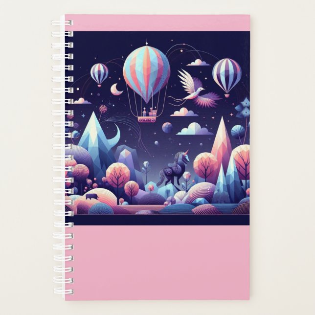 Whimsical Geometric Fantasy Planner (Front)