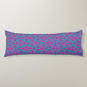Whimsical Geometric Pattern Body Cushion