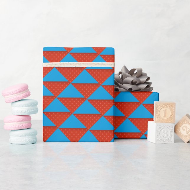 Whimsical Geometric Wrapping Paper  (Baby Shower)