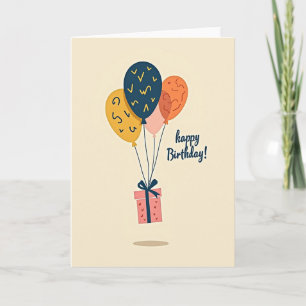 Whimsical Gift Balloon Card