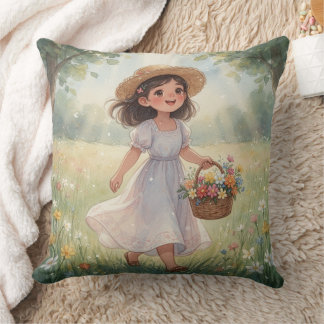 Whimsical Girl Cushion