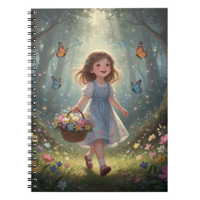 Whimsical Girl Notebook (Front)
