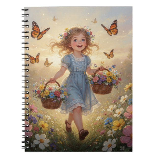 Whimsical Girl Notebook (Front)