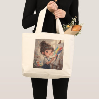 Whimsical Girl Tote Bag