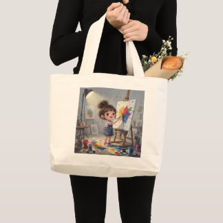 Whimsical Girl Tote Bag