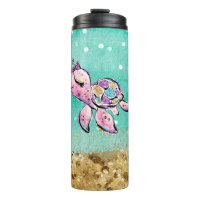 *~* Whimsical Glitter Sea Turtle Shells Star fish