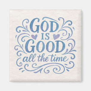 Whimsical Good is Good Typography Magnet