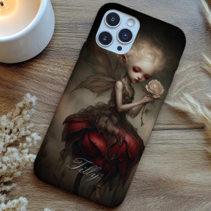 Whimsical Gothic Fairy Dark Fantasy Personalised iPhone 15 Mini Case