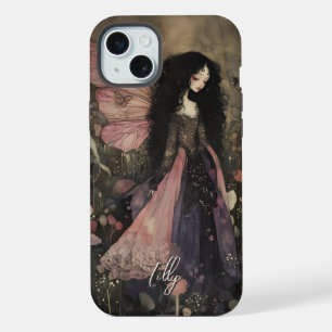 Whimsical Gothic Fairy Dark Fantasy Personalised iPhone 15 Plus Case