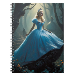 Whimsical Gothic Fantasy Art Princess Notebook