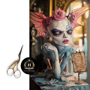 Whimsical Gothic Paris Gargoyle Decoupage  Tissue Paper