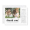 Whimsical Graduation Two Photo Thank You Postcard