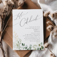 Whimsical Greenery and Gold | Let's Celebrate