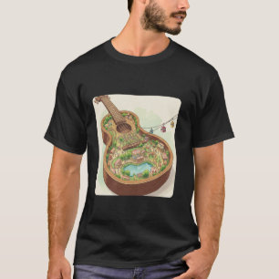 Whimsical Guitar Theme Park u2013 Fantasy Music Ar T-Shirt