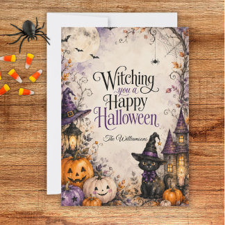 Whimsical Halloween Card