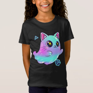 Whimsical Halloween Clothing for Her: Cute Ghost  T-Shirt