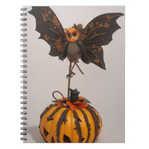 Whimsical Halloween Delights Fairy-Themed Notebook